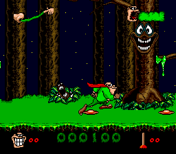 Boogerman - A Pick and Flick Adventure (Europe) In game screenshot